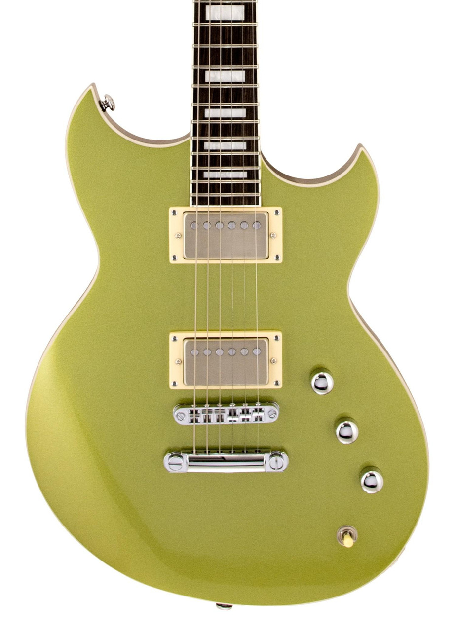 Reverend Sensei HH Electric Guitar in Metallic Limeade - Image 1