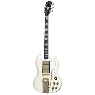 Gibson Custom 60th Anniversary 1961 SG Les Paul Custom VOS in Classic White - Image 2