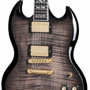 Gibson SG Supreme Electric Guitar in Translucent Ebony Burst
