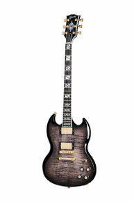 Gibson SG Supreme Electric Guitar in Translucent Ebony Burst - Image 3