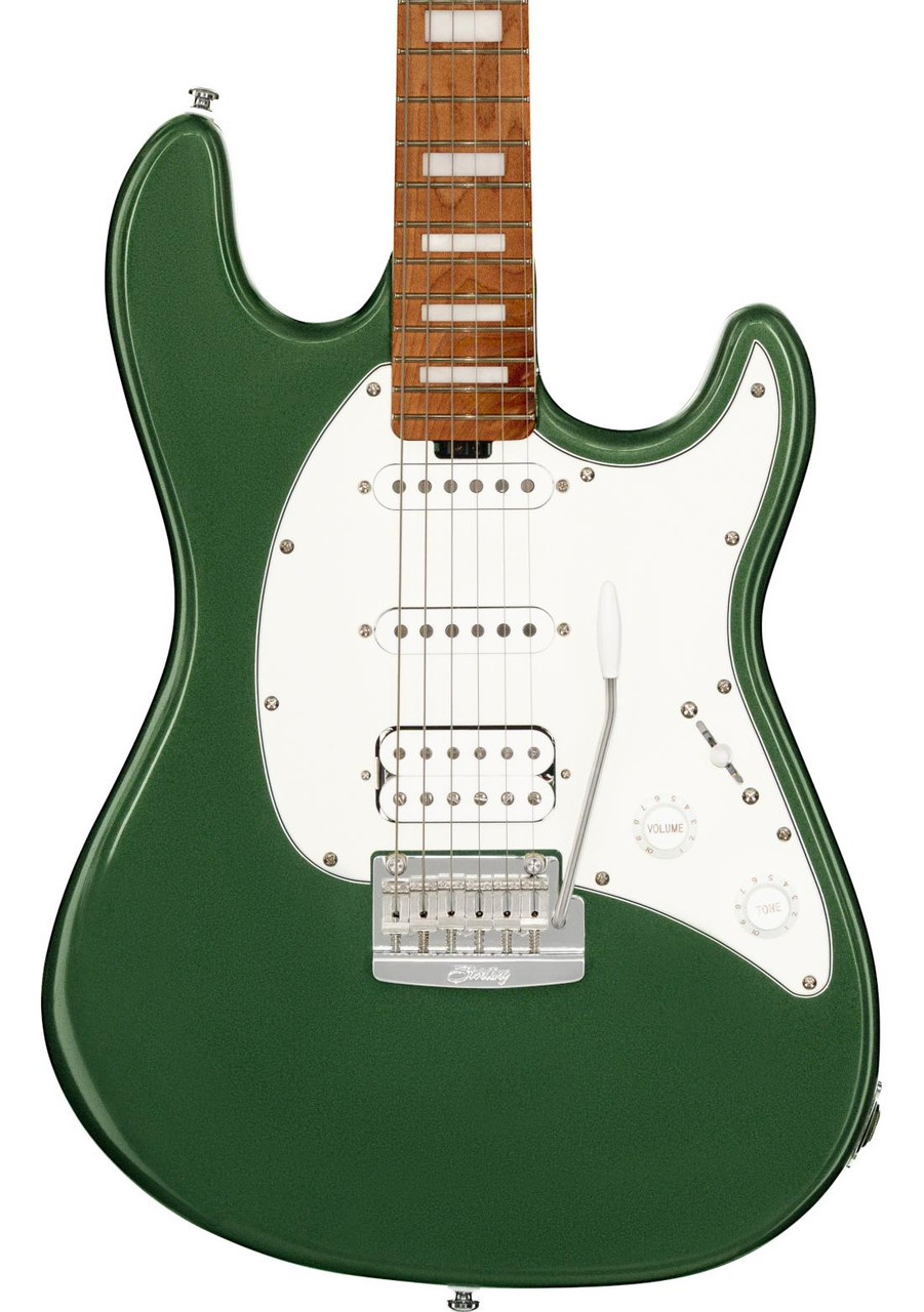 Sterling by Music Man Cutlass Plus Electric Guitar in Charging Green - Image 1