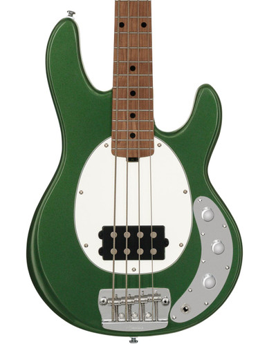 Sterling by Music Man StingRay Short Scale Bass Guitar in Charging Green - Image 2