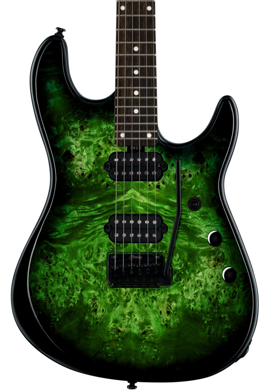 Sterling by Music Man Jason Richardson Signature Cutlass Electric Guitar in Kokiri Forest - Image 1