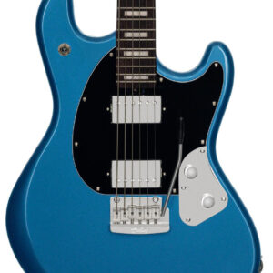 Sterling by Music Man StingRay Baritone Electric Guitar in Toluca Lake Blue