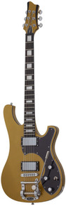 Schecter Stargazer-6 Vibrato in Metallic Gold - Image 3