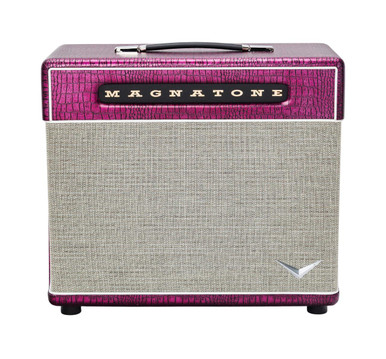 Magnatone Billy Gibbons Signature Super Fifteen 1 X 12 Extension Cabinet in Chrome Grape - Image 1