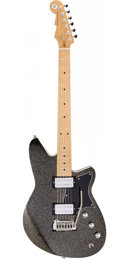 Reverend Tommy Koffin Electric Guitar in Black Sparkle - Image 2