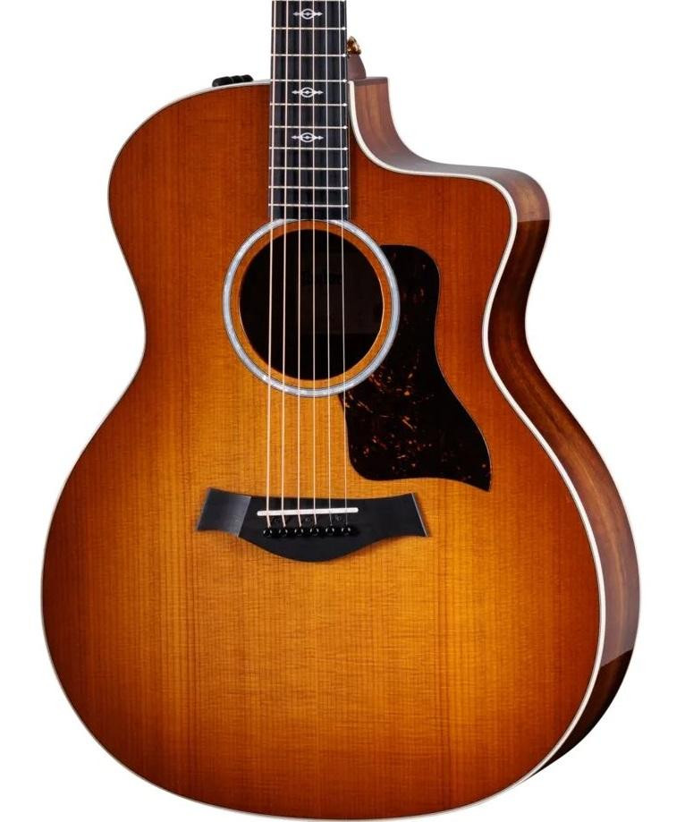 Taylor 214ce Deluxe Special Edition Koa Electro Acoustic in Honeyburst - Image 1