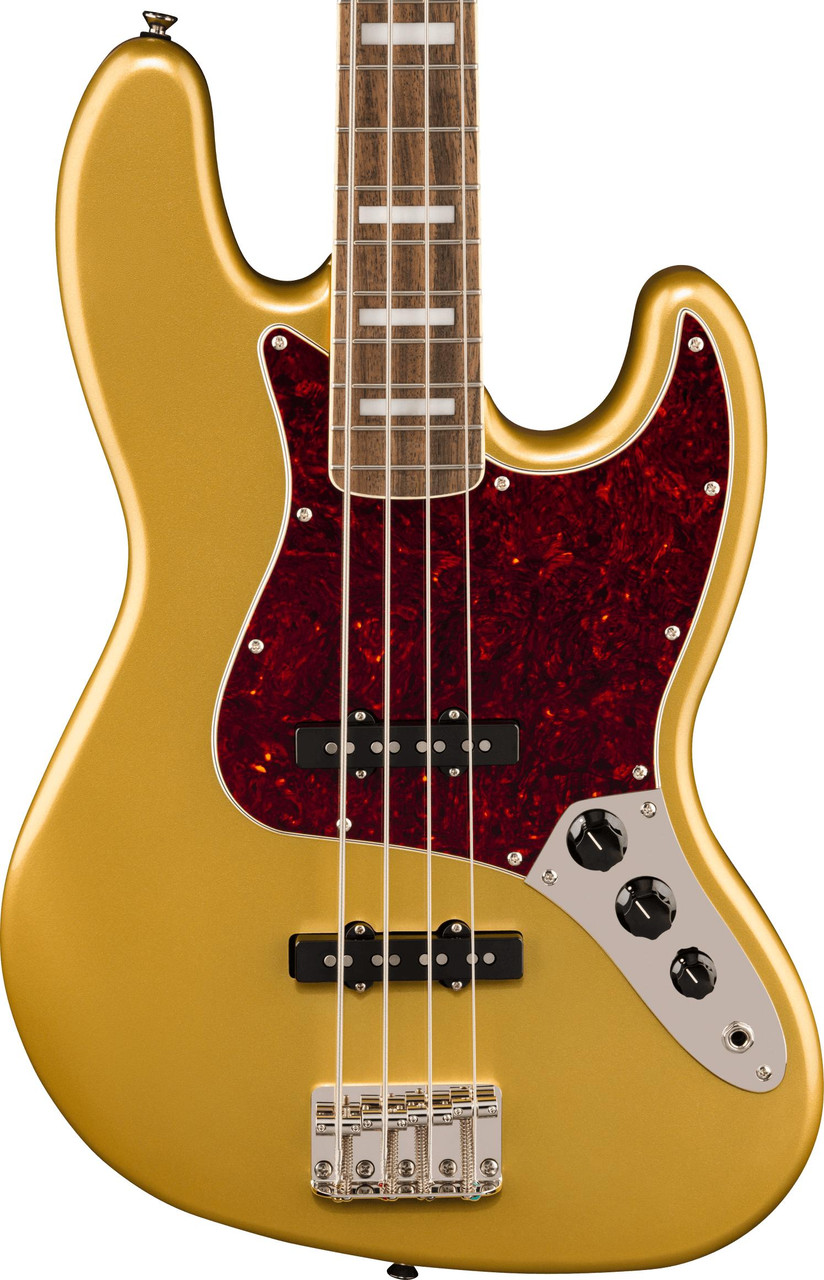 Squier FSR Classic Vibe '70s Jazz Bass Guitar in Aztec Gold - Image 1