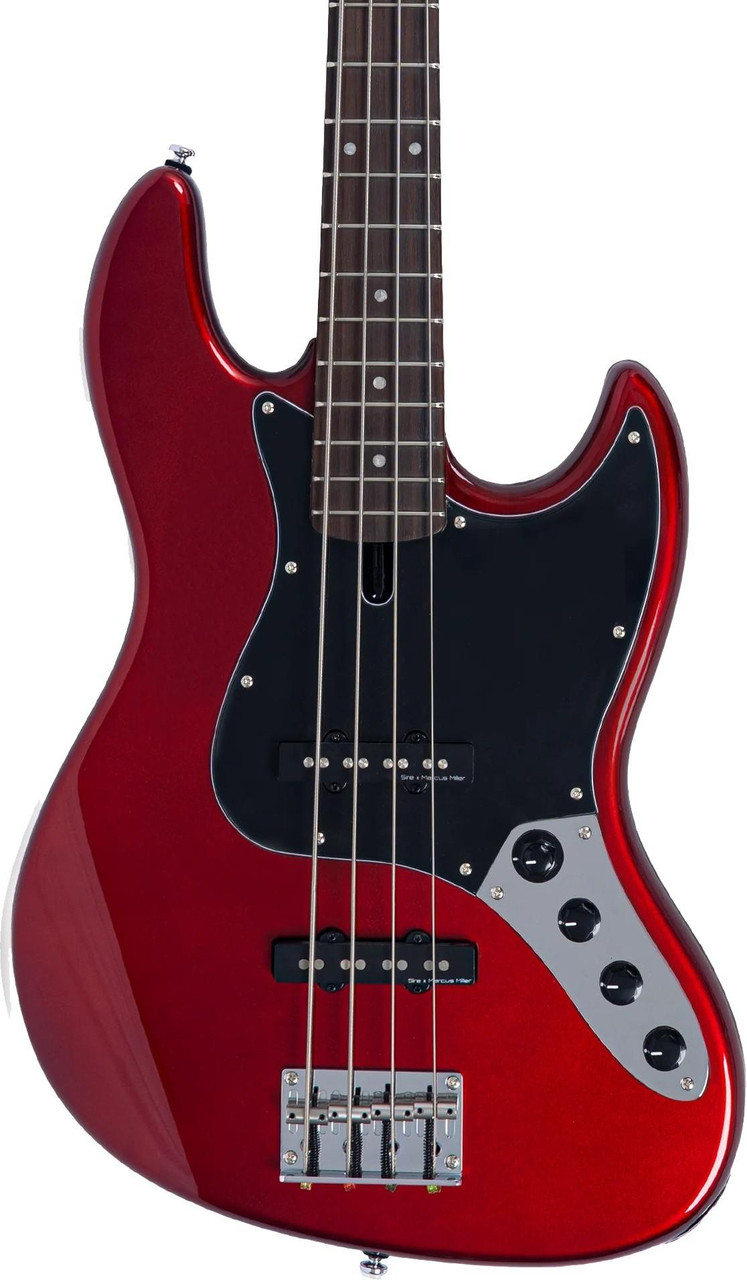 Sire V3 4 New Gen Bass Guitar in Candy Apple Red - Image 1