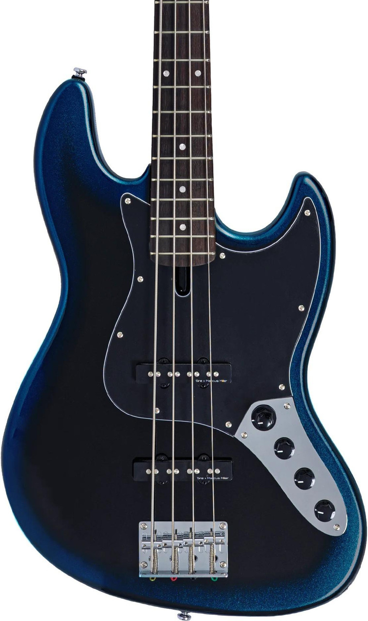 Sire V3 4 New Gen Bass Guitar in Midnight Blueburst - Image 1