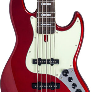 Sire V7 Alder 5 New Gen 5-String Bass Guitar in Candy Apple Red