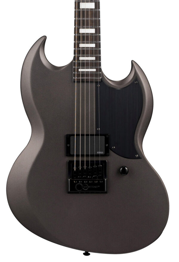 ESP LTD VIPER-1001 Viper Series Electric Guitar in Charcoal Metallic Satin with Evertune - Image 1