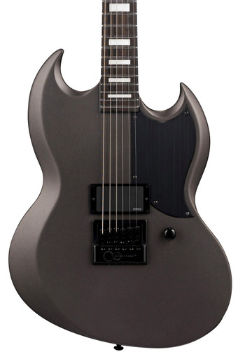 ESP LTD VIPER-1001 Viper Series Electric Guitar in Charcoal Metallic Satin with Evertune - Image 2