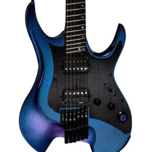 Mooer GTRS W900 Wing Headless Guitar In Aurora Purple Rosewood Board