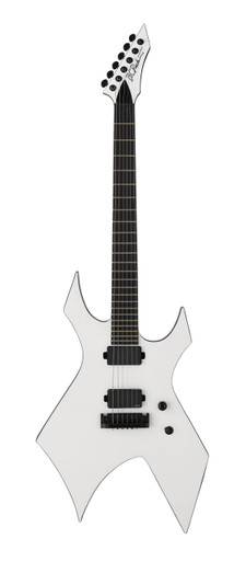 BC Rich Warlock II Prophecy with Quad in Matte White - Image 2