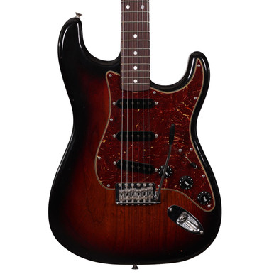 Fender Custom Shop Limited Edition Roasted Stratocaster Journeyman Relic with Closet Classic Hardware in Three Colour Sunburst