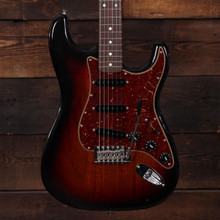 Fender Custom Shop Limited Edition Roasted Stratocaster Journeyman Relic with Closet Classic Hardware in Three Colour Sunburst - Image 3