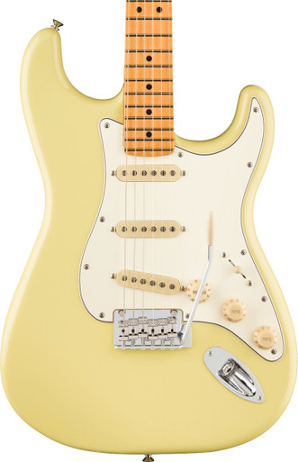 Fender Player II Stratocaster Maple Fingerboard Hialeah Yellow - Image 1