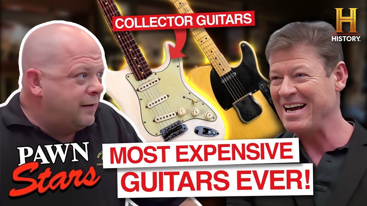 GPAS TV – TOP 12 RARE & EXPENSIVE GUITARS | Pawn Stars
