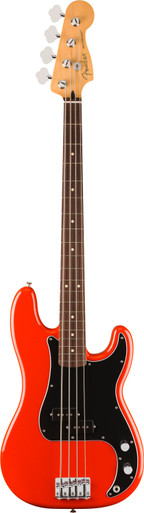 Fender Player II Precision Bass Guitar Rosewood Fingerboard Coral Red - Image 2