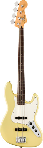 Fender Player II Jazz Bass Guitar Rosewood Fingerboard Hialeah Yellow - Image 2