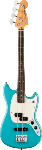 Fender Player II Mustang Bass Guitar PJ Rosewood Fingerboard Aquatone Blue - Image 2