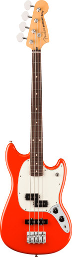Fender Player II Mustang Bass Guitar PJ Rosewood Fingerboard Coral Red - Image 2