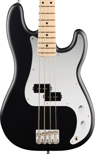 Fender Limited Edition Iron Maiden 50th Anniversary Steve Harris Precision Bass in Satin Black - Image 1