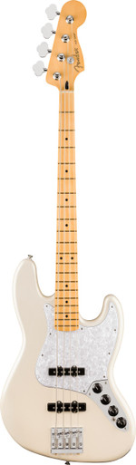 Fender Player II Modified Jazz Bass Guitar in Olympic Pearl - Image 2