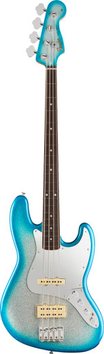 Fender Player Plus X Blu Detiger Jazz Bass Guitar in Sky Burst Sparkle - Image 2
