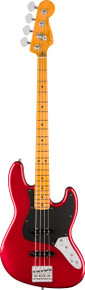 Fender American Ultra II Jazz Bass Guitar in Sinister Red Maple Fingerboard - Image 3