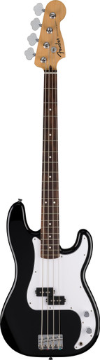 Fender Standard Series Precision Bass Guitar in Black - Image 2