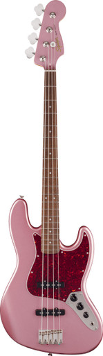 Squier FSR Limited Edition Classic Vibe 60s Jazz Bass Guitar in Burgundy Mist - Image 2