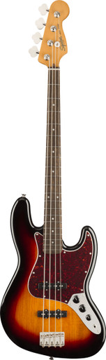 Squier Classic Vibe 60s Jazz Bass Guitar Laurel Fingerboard 3-Color Sunburst - Image 2