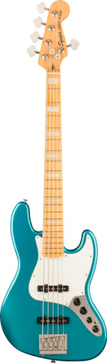 Squier Classic Vibe Active '70s Jazz Bass Guitar V in Ocean Turquoise - Image 2