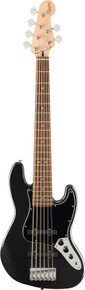 Squier Affinity Series Jazz Bass Guitar VI in Black Metallic - Image 3