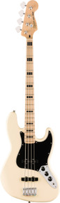 Squier Affinity Series Active Jazz Bass Guitar in Olympic White - Image 3