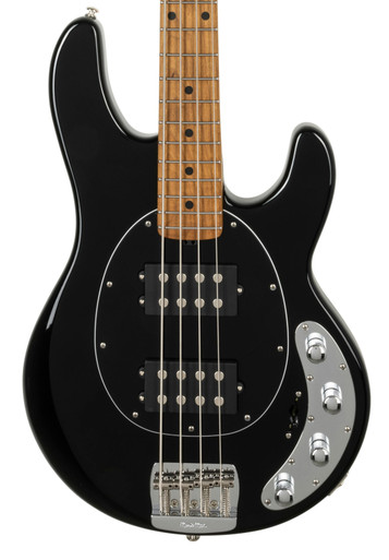 Music Man StingRay Special HH Bass Guitar in Black - Image 1