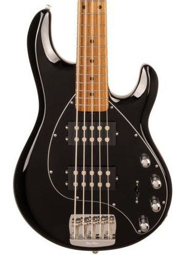Music Man StingRay Special 5 HH Bass Guitar in Black - Image 1