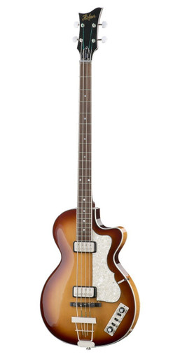 Hofner HCT Club Bass Guitar in Sunburst - Image 2