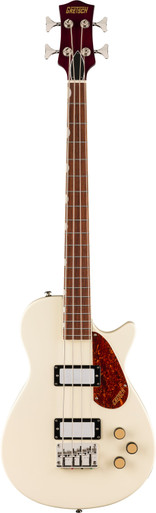 Gretsch Streamliner Jet Club Single-Cut Bass Guitar in Vintage White - Image 2