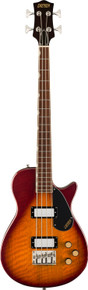 Gretsch Streamliner Jet Club Single-Cut Bass Guitar in Havana Burst - Image 3