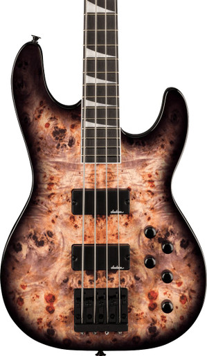 Jackson JS Series Concert Bass Guitar CB in Transparent Black Burst