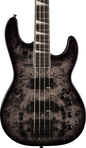Jackson JS Series Concert Bass Guitar CB in Transparent Black