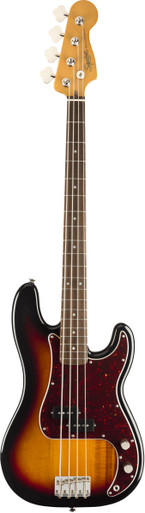 Squier Classic Vibe 60s Precision Bass Guitar Laurel Fingerboard 3-Color Sunburst - Image 2