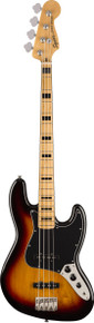 Squier Classic Vibe 70s Jazz Bass Guitar Maple Fingerboard 3-Color Sunburst - Image 3