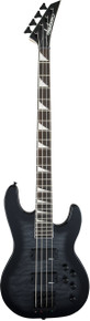 Jackson JS3Q Concert Bass Guitar in Trans Black with Amaranth Fretboard - Image 3