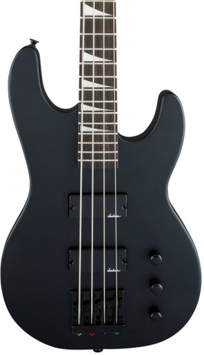 Jackson JS2 Concert Bass Guitar in Satin Black with Amaranth Fretboard