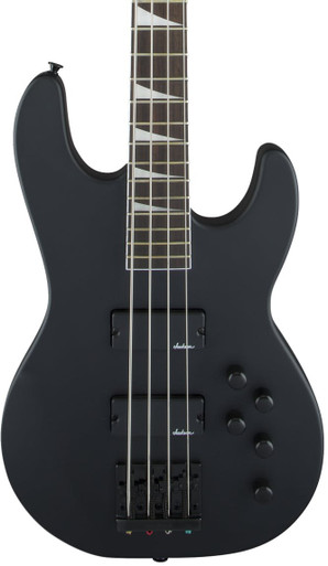 Jackson JS3 Concert Bass Guitar in Satin Black with Amaranth Fretboard